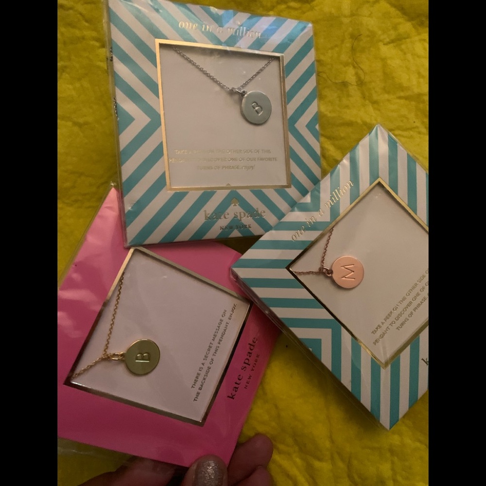Kate Spade One in a million initial chain assorted
